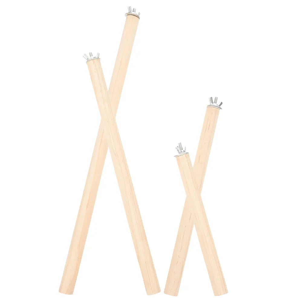 Natural Wood Perch Set - 4 pieces