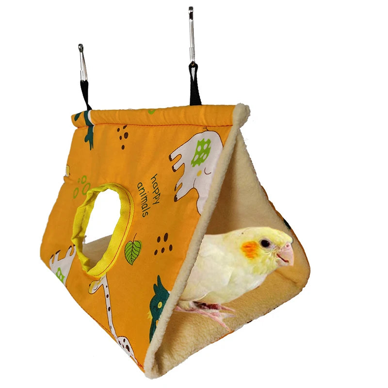 Plush Parrot Hammock Nest