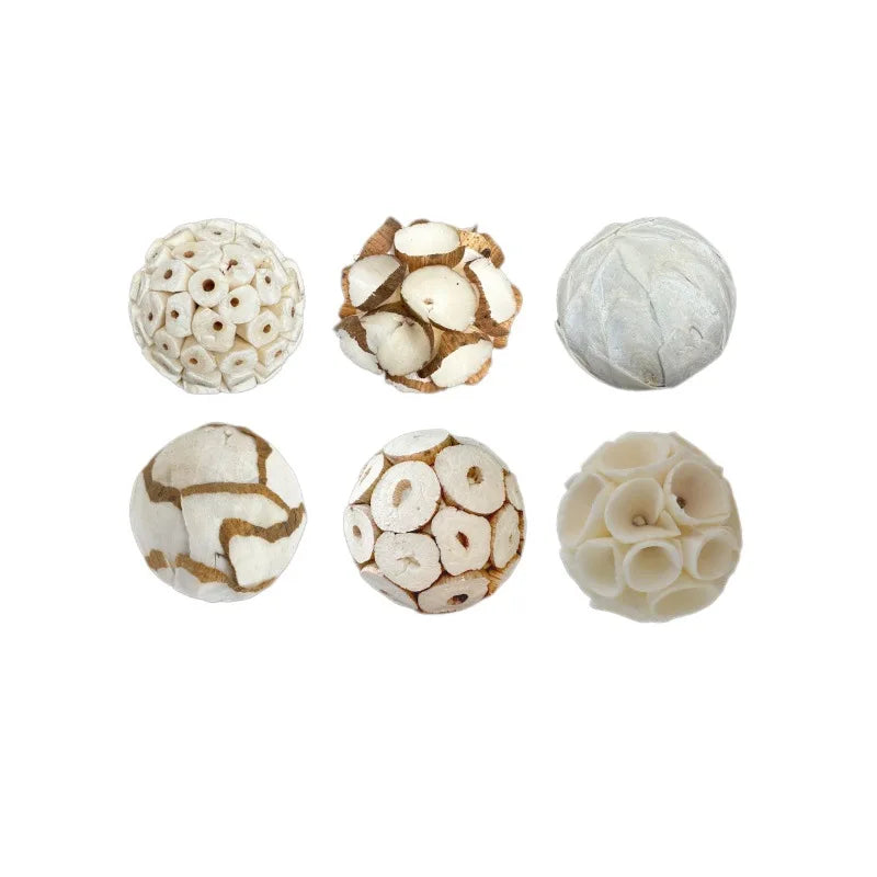 Sola Wood Foraging Ball Set for Parrots