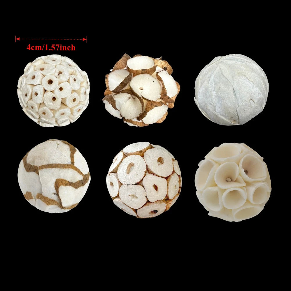 Sola Wood Foraging Ball Set for Parrots
