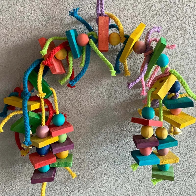 Colorful Wooden Chewing Toy