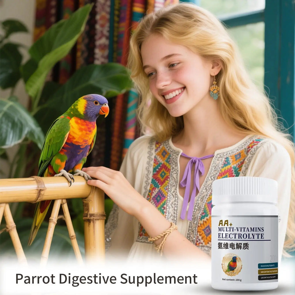 Bird Electrolyte & Probiotic Powder Supplement