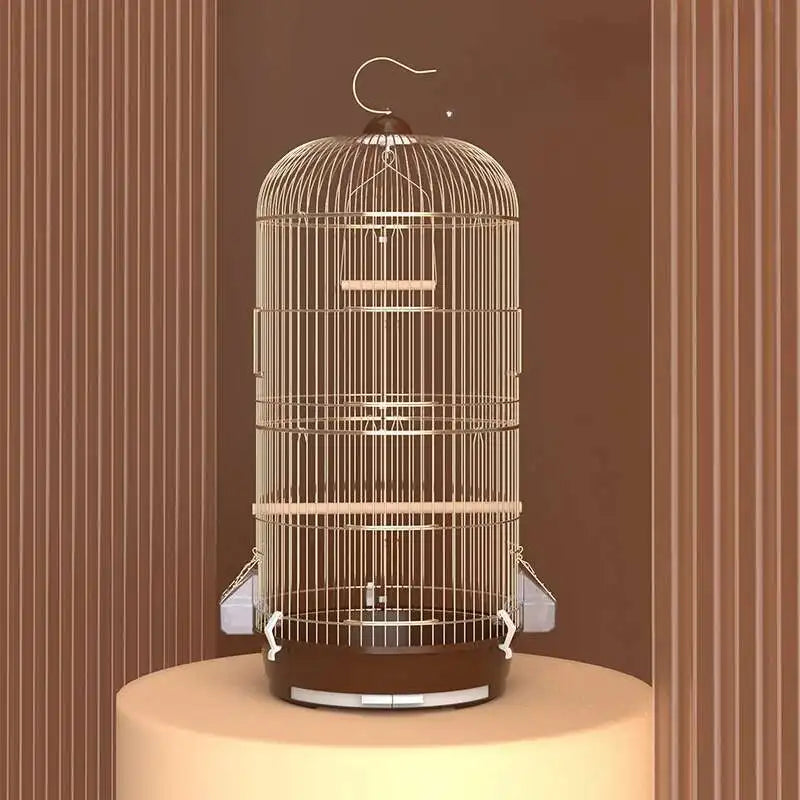 Premium Metal Bird Cage - Large Parrot Aviary for Cockatiels, Parrots