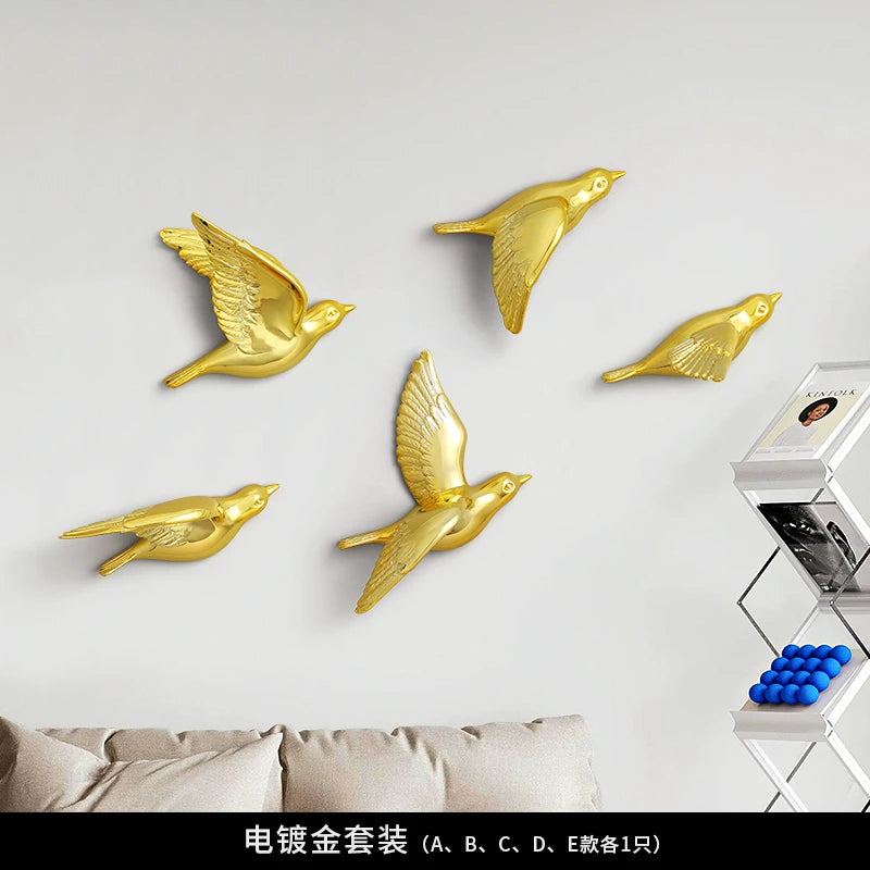 3D Bird Wall Hanging Decoration
