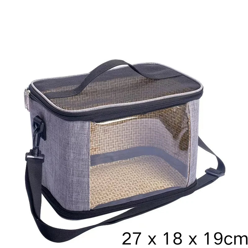 Portable Parrot Travel Bag — Breathable Carrier for Parrots & Small Birds