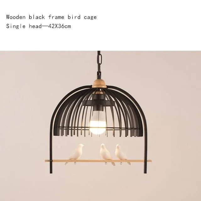 Retro Bird Cage Chandelier