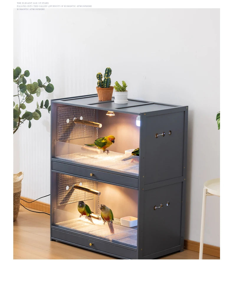 Thermostatic Parrot Breeding Cage