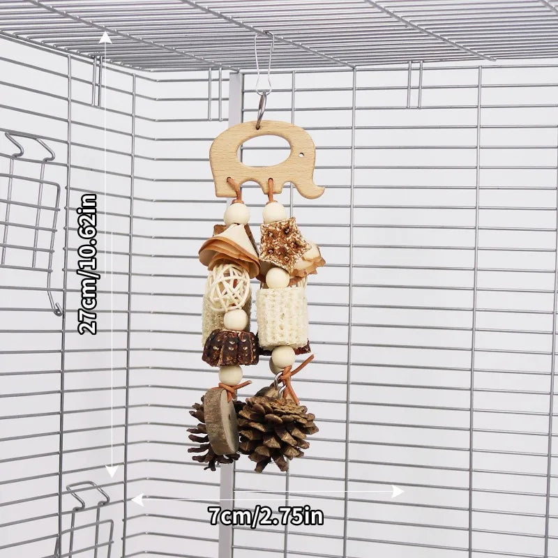 Wooden Animal Puzzle Chew Toy