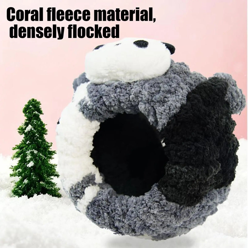 Panda Shape Winter Bird House