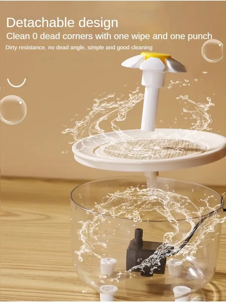 Auto Circulating 2-in-1 Parrot Bath & Water Fountain