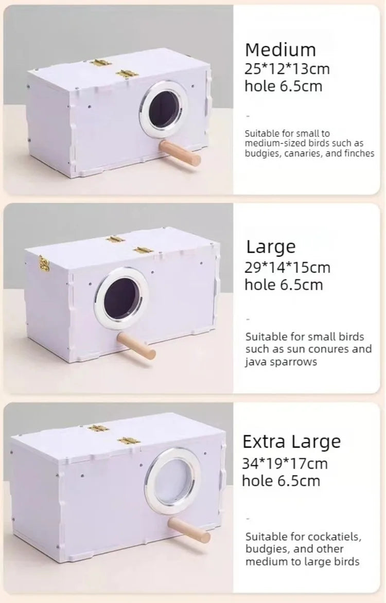 PVC Parrot Breeding Nest Box