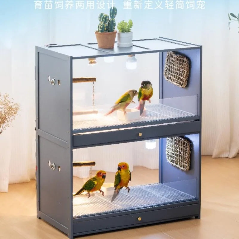 Thermostatic Parrot Breeding Cage