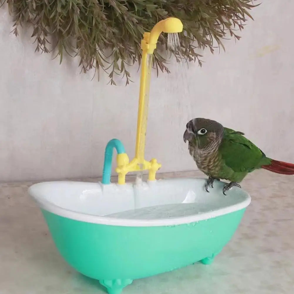 Automatic Bird Bathtub - Electric Shower for Parrots