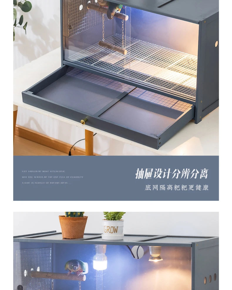 Thermostatic Parrot Breeding Cage