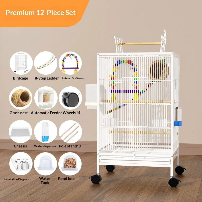 Luxury Powder Coated Breeding Cage - Multi Level
