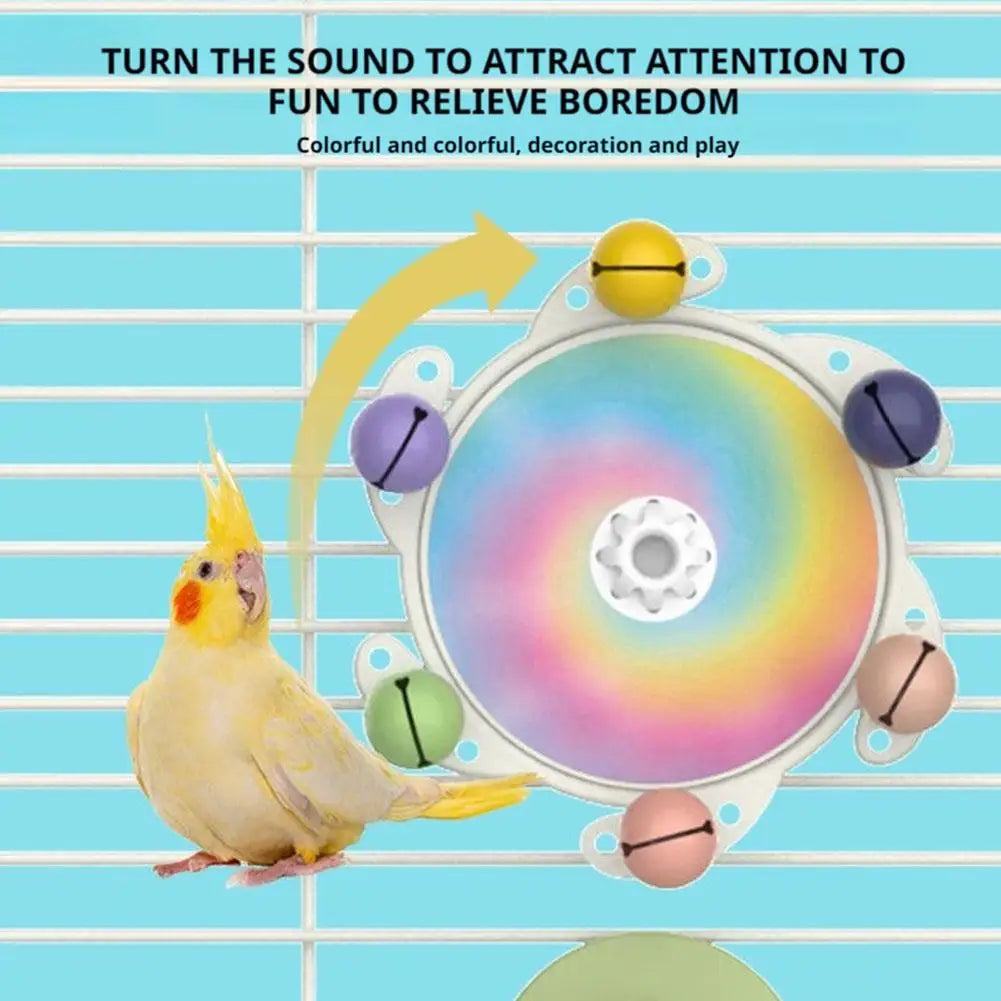 Parrot Rotating Spinner Wheel Toy