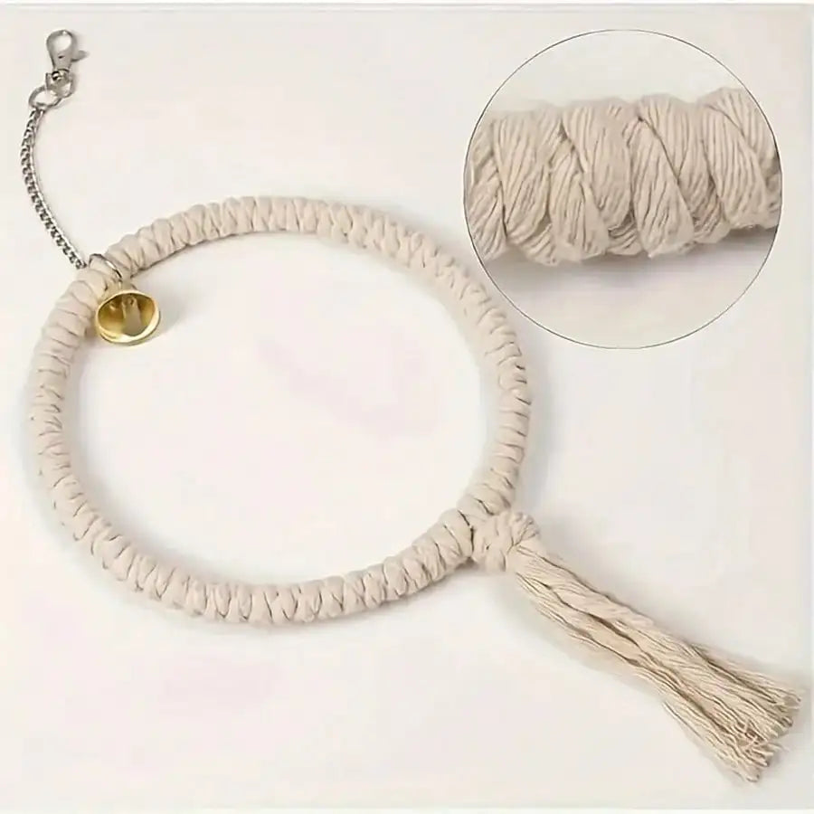 Hemp Rope Ring with Bell