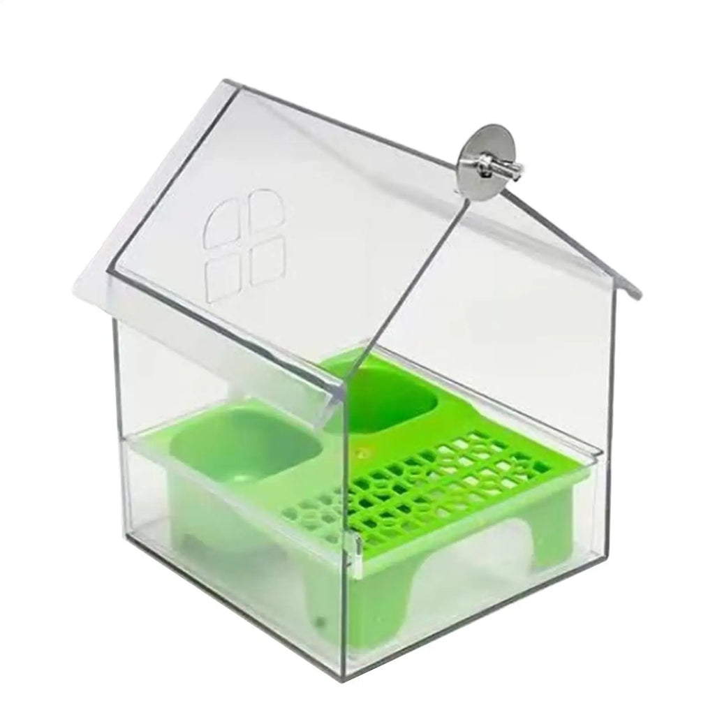 Anti-Scatter Bird Feeder & Bath