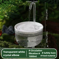 Auto Circulating 2-in-1 Parrot Bath & Water Fountain