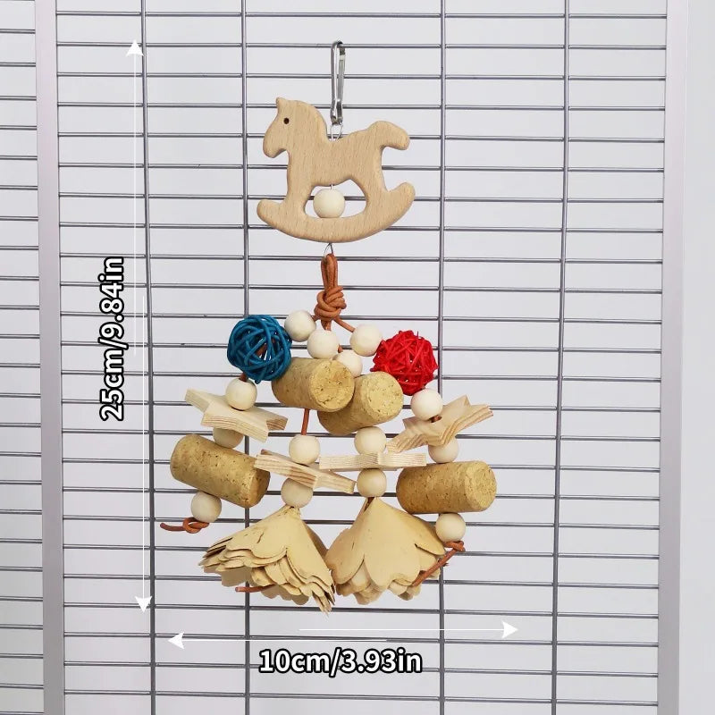 Wooden Animal Puzzle Chew Toy