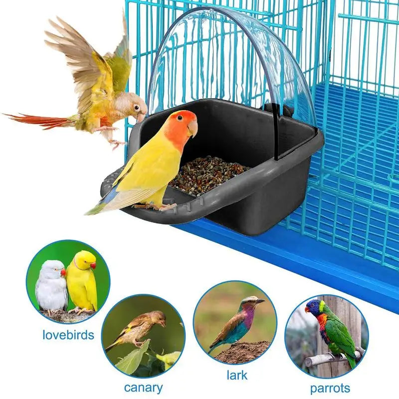Hanging Bird Bath Cube