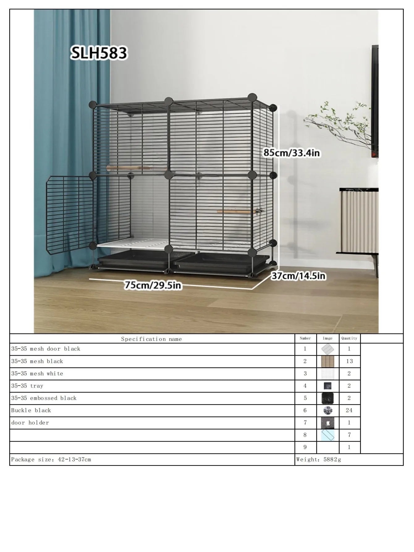Large Multi-Layer Breeding Cage with Drawer