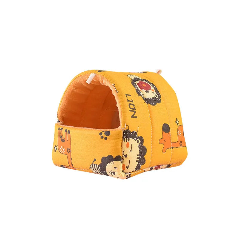 Cartoon Bird Sleeping Nest