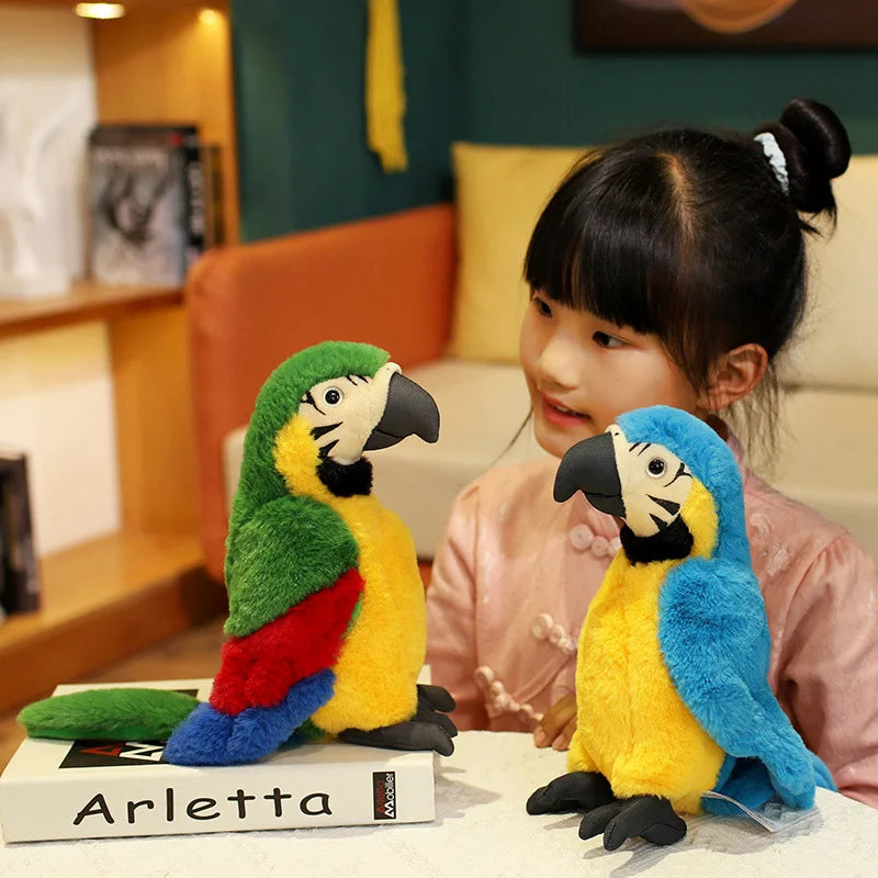 Lifelike Parrot Plush Toy (25cm)