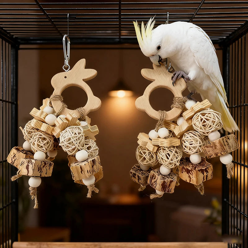 Wooden Blocks Chew Toy