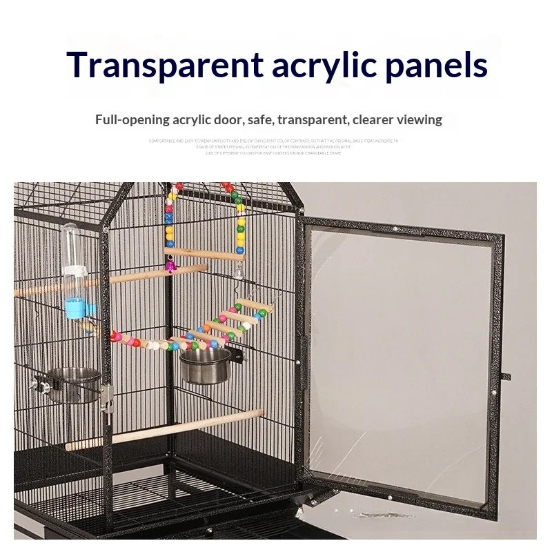 Luxury Metal Multi-Bird Aviary
