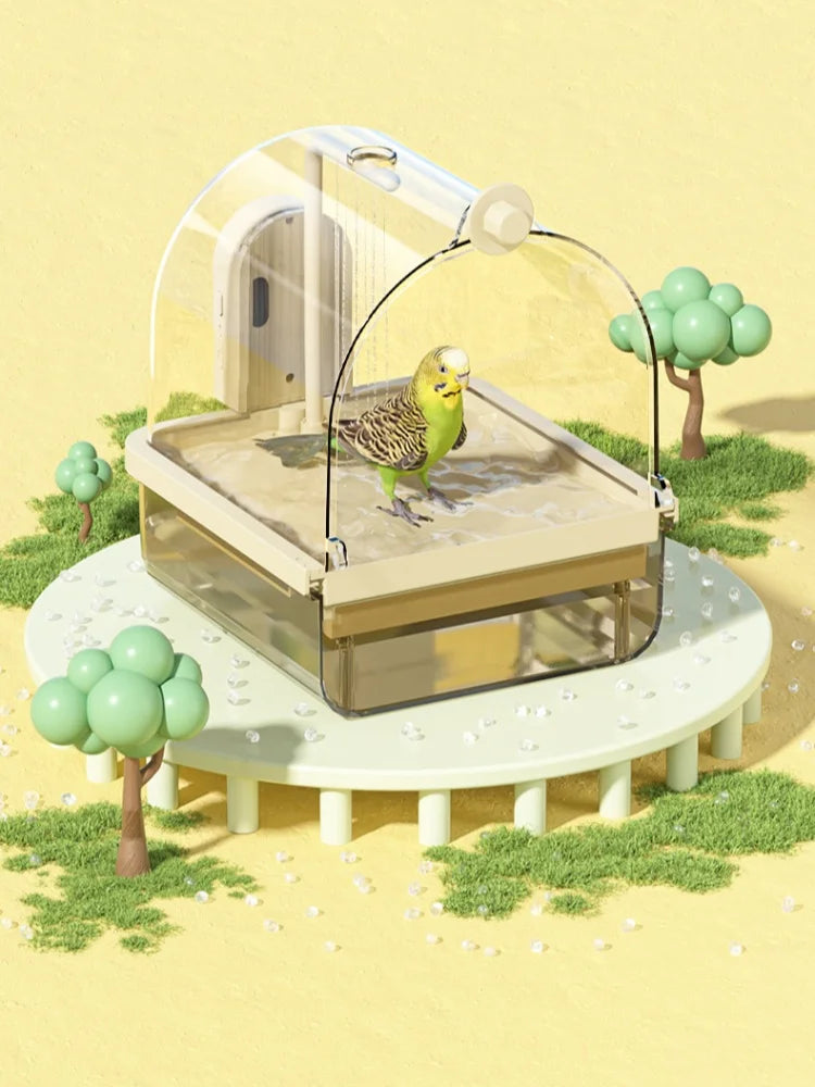 Hanging Bird Bath with Automatic Water Circulation
