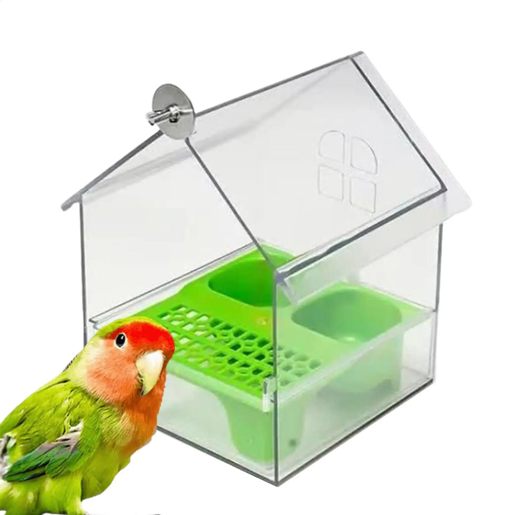 Anti-Scatter Bird Feeder & Bath