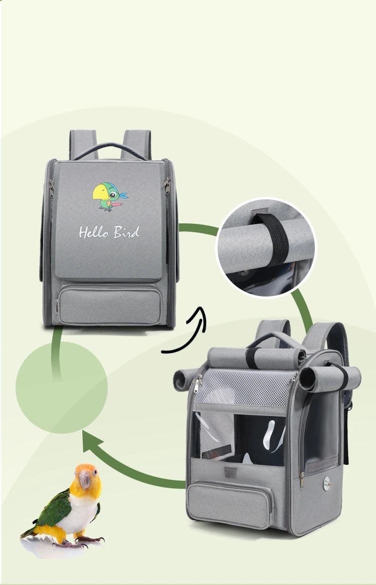Portable Bird Travel Cage