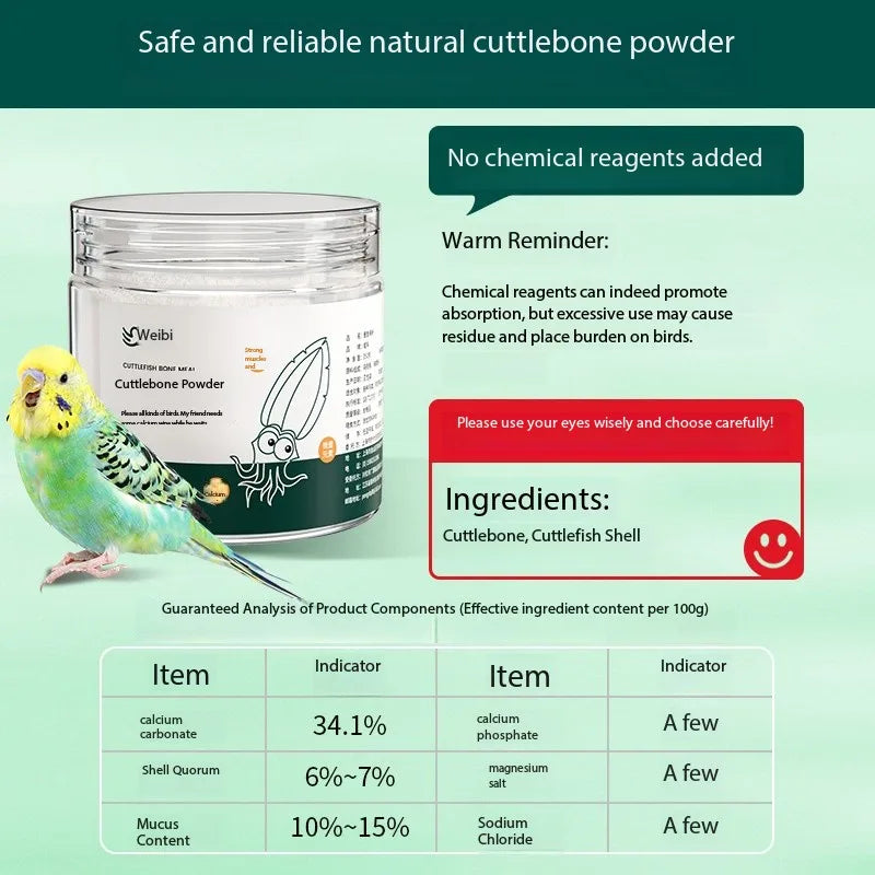 Cuttlefish Bone Powder Calcium Supplement