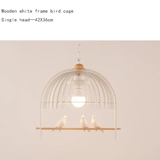 Retro Bird Cage Chandelier