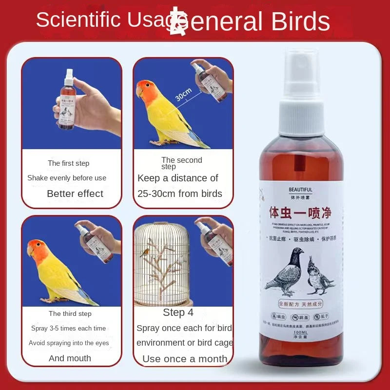 Parrot Insect Repellent Spray - 100ml