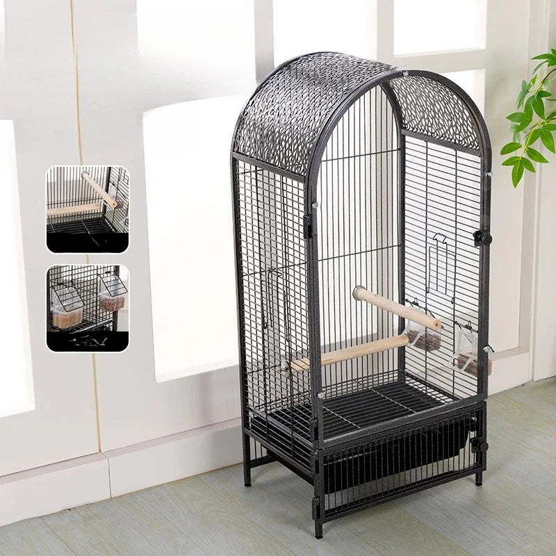 Large Acrylic Parrot Cage