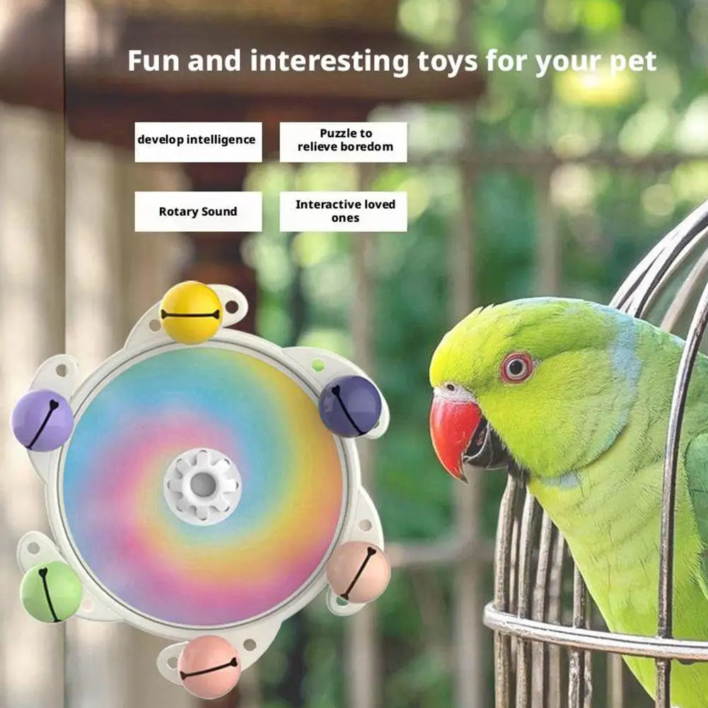 Parrot Rotating Spinner Wheel Toy