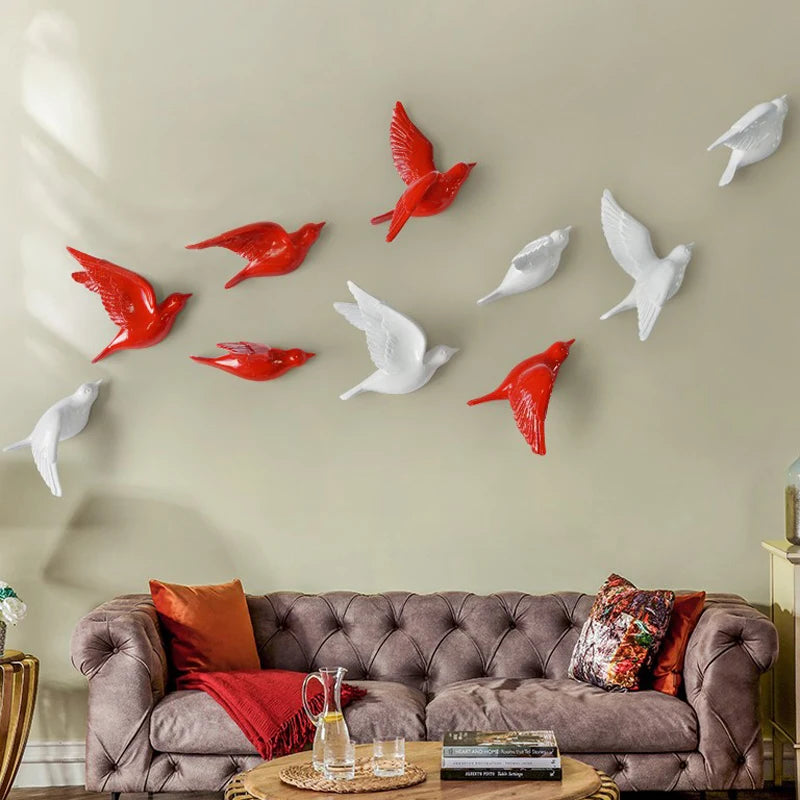 3D Bird Wall Hanging Decoration