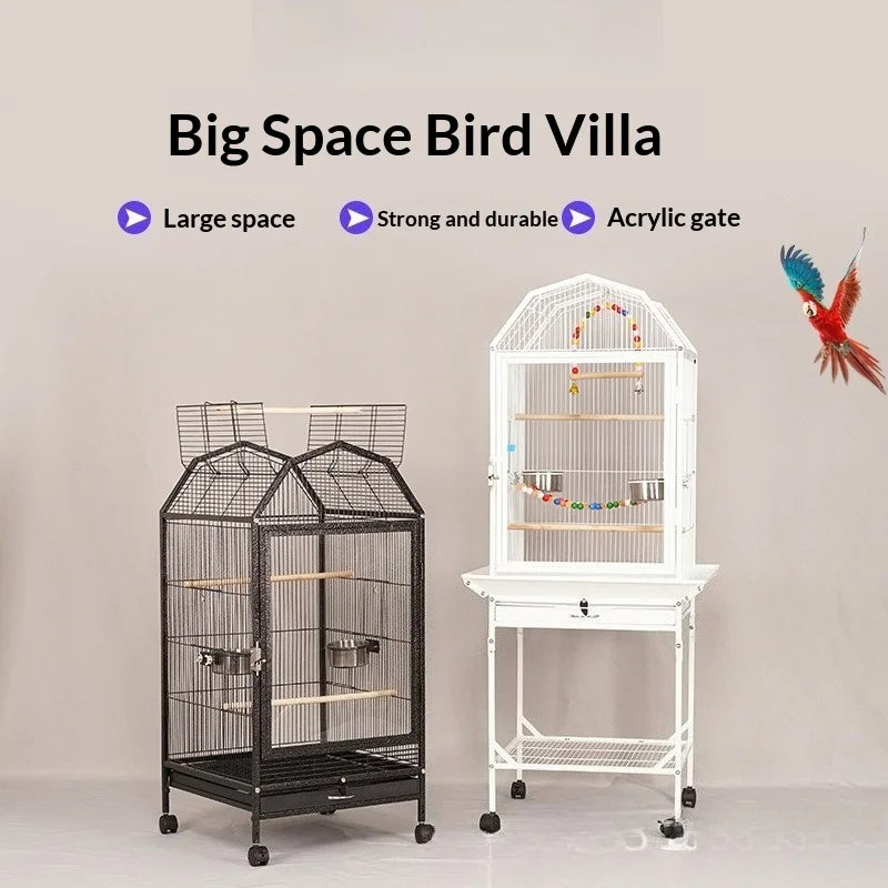 Luxury Metal Multi-Bird Aviary