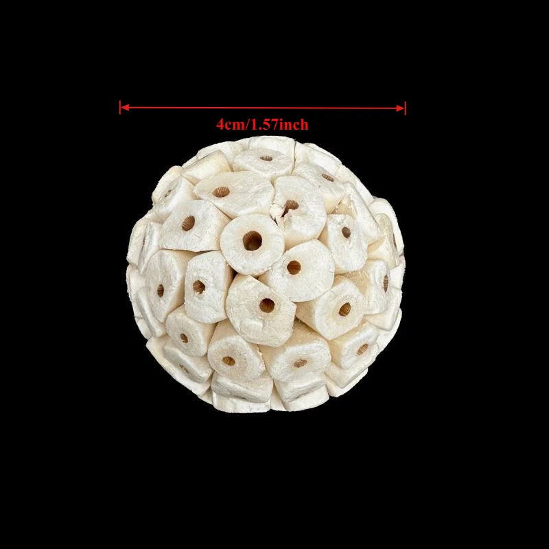 Sola Wood Foraging Ball Set for Parrots