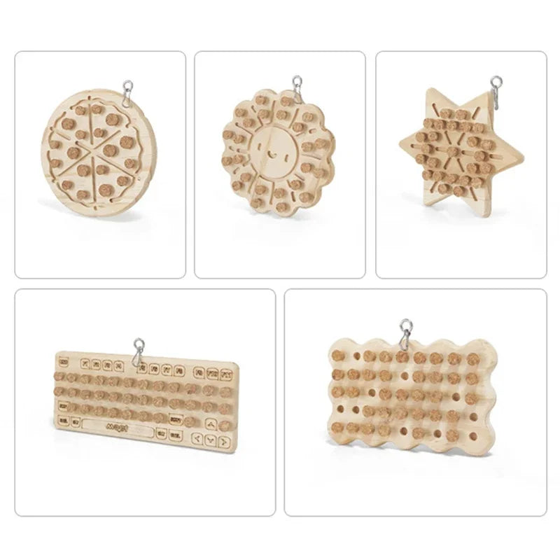 Natural Wooden Cork Puzzle Toy