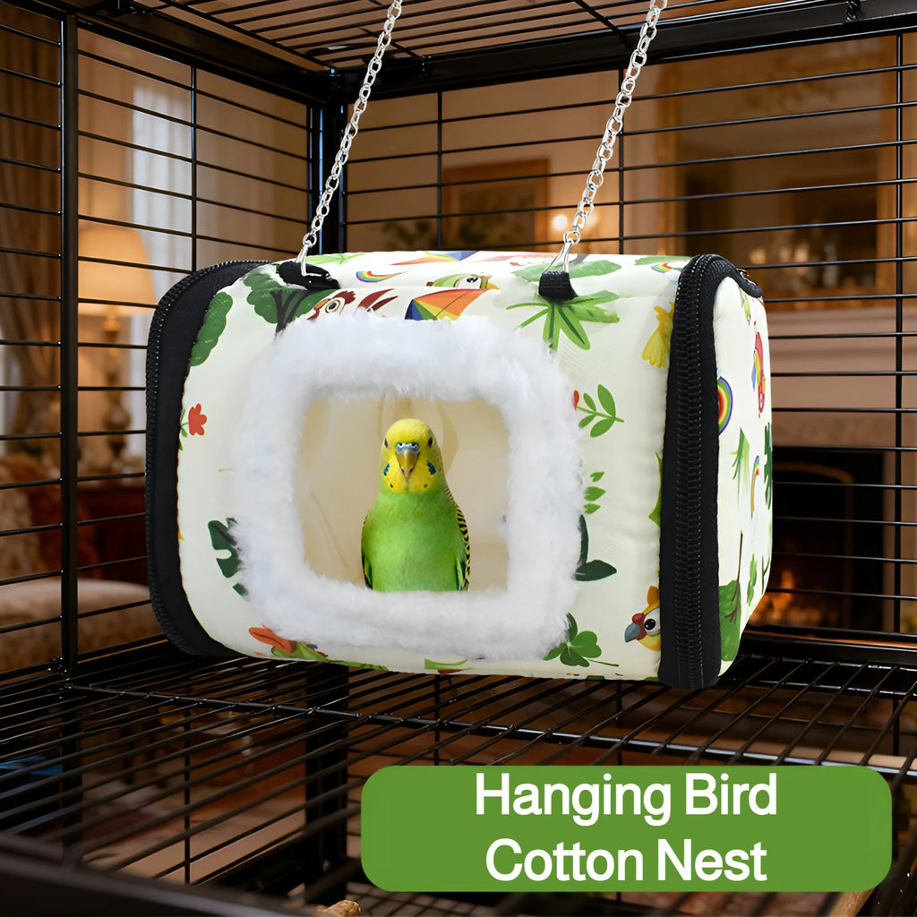 Soft Fluffy Hanging Nest House for Birds