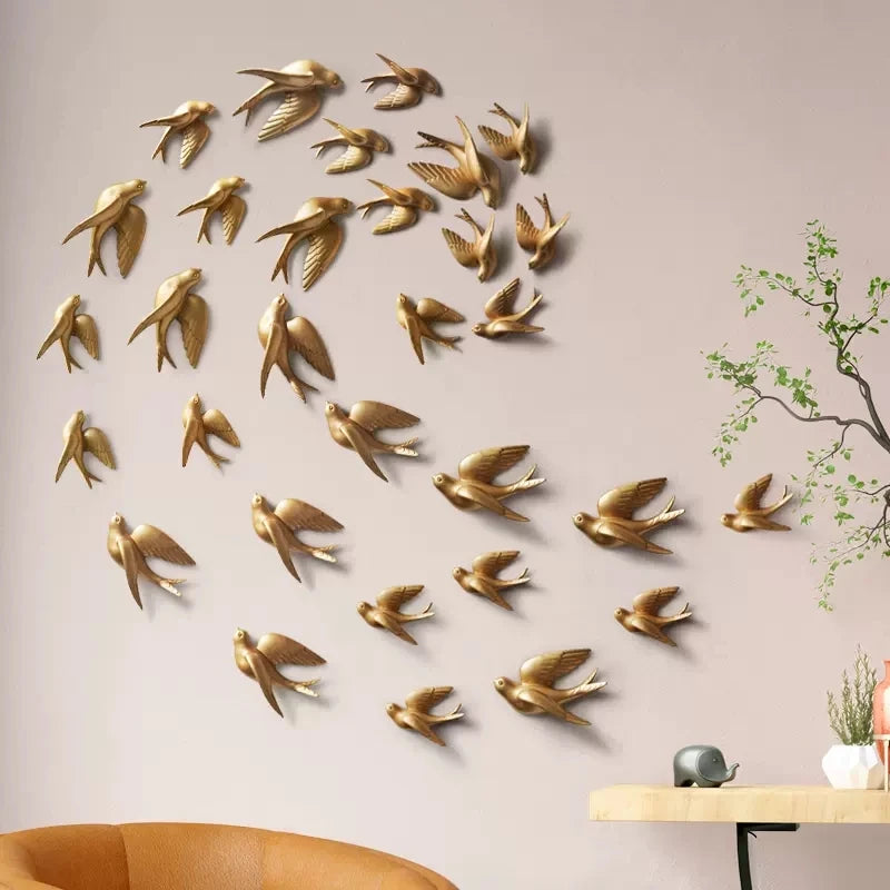 3D Bird Wall Hanging Decoration