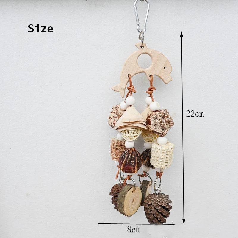 Natural Wood & Fruit Foraging Skewer Set