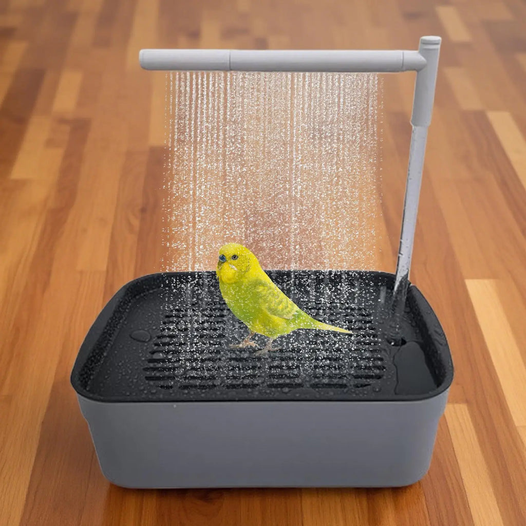 Rechargeable Parrot Shower Bath with Circulating Faucet