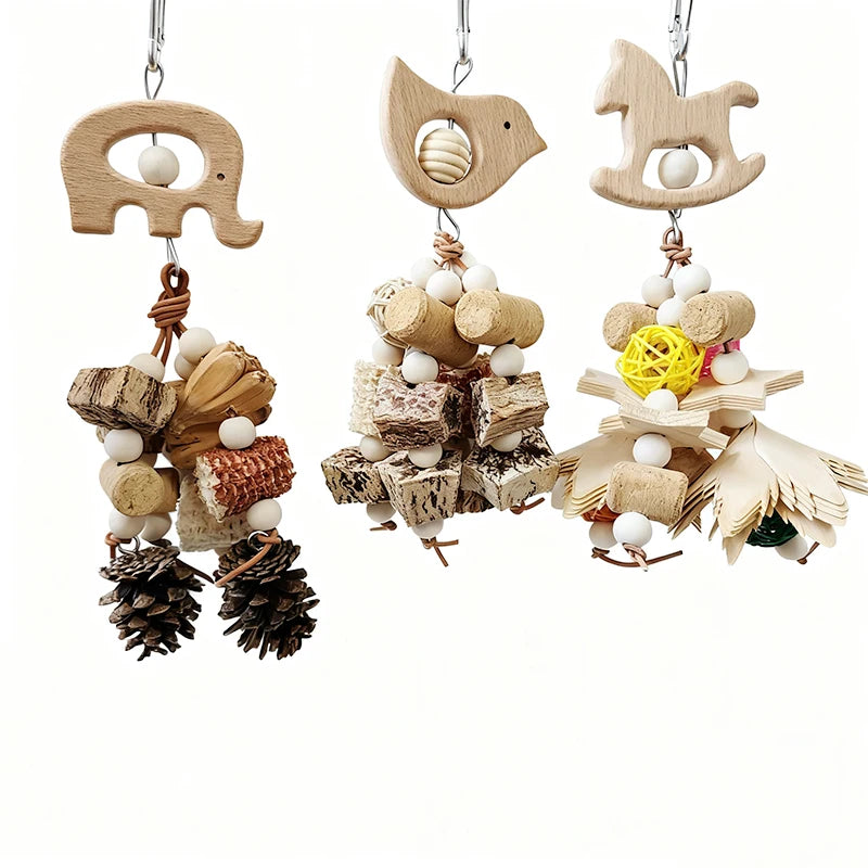 Natural Wood & Fruit Foraging Skewer Set (Multi-Style)