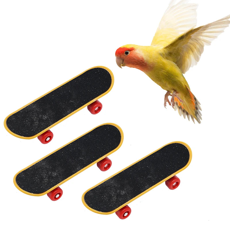 Parrot Mini Skateboard Training Toy
