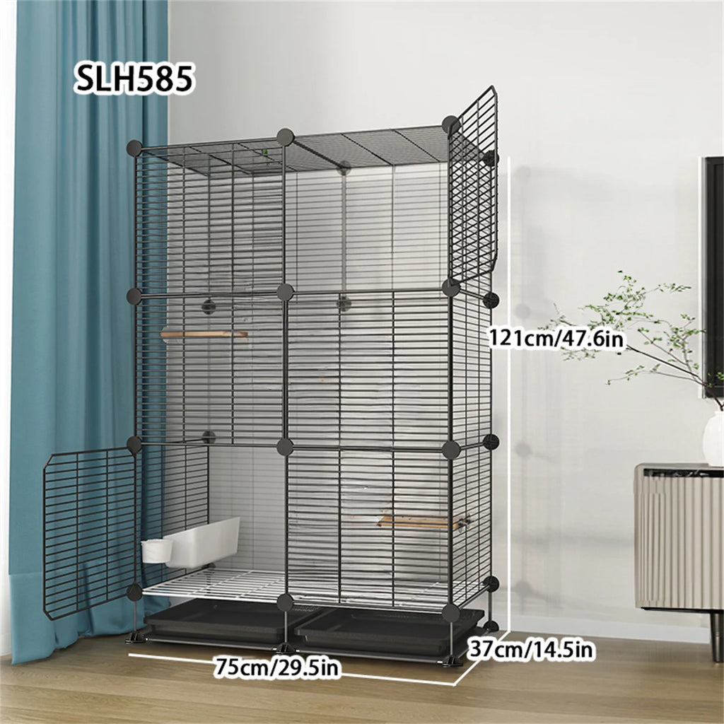 Large Multi-Layer Breeding Cage with Drawer