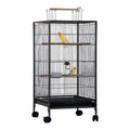 101cm Open-Top Bird Cage with Rolling Stand